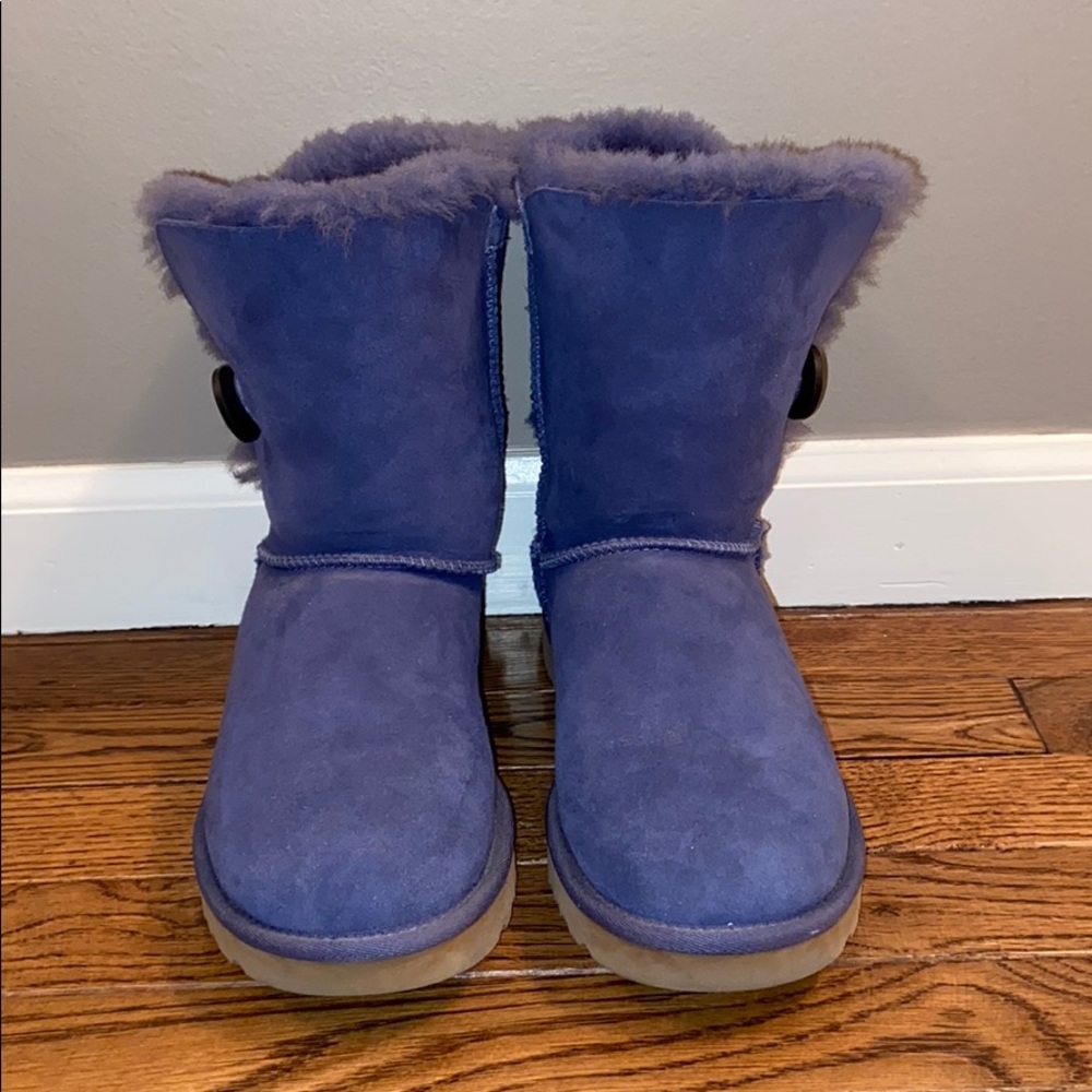 UGG boots with bailey button - purple